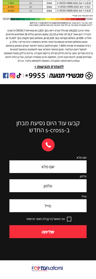 העיצוב ופיתוח שביצענו לסוזוקי